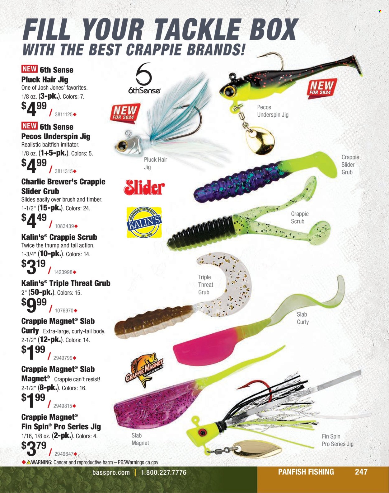 thumbnail - Cabela's Flyer - Sales products - jig, brush. Page 247.