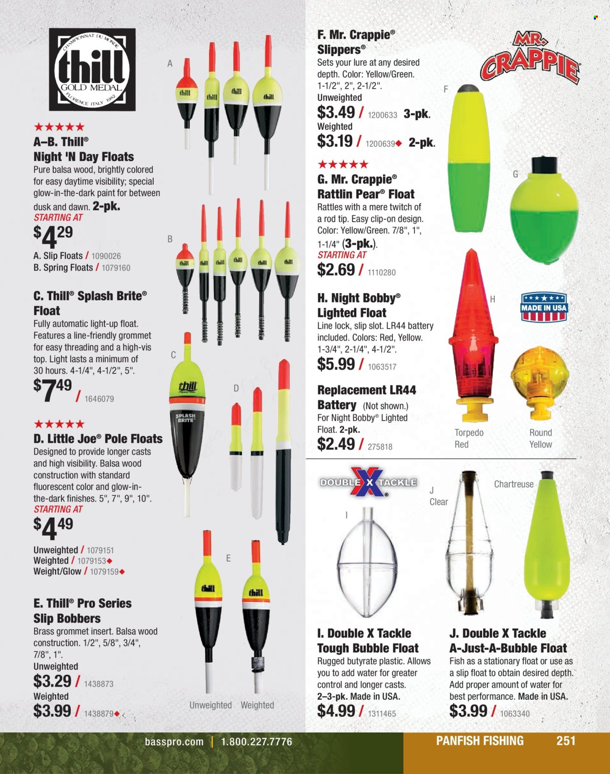 thumbnail - Cabela's Flyer - Sales products - slippers, fish. Page 251.