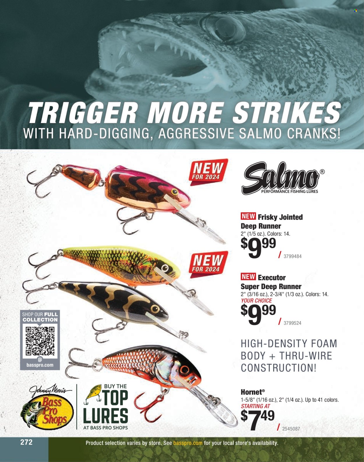 thumbnail - Cabela's Flyer - Sales products - Bass Pro, fishing accessories. Page 272.