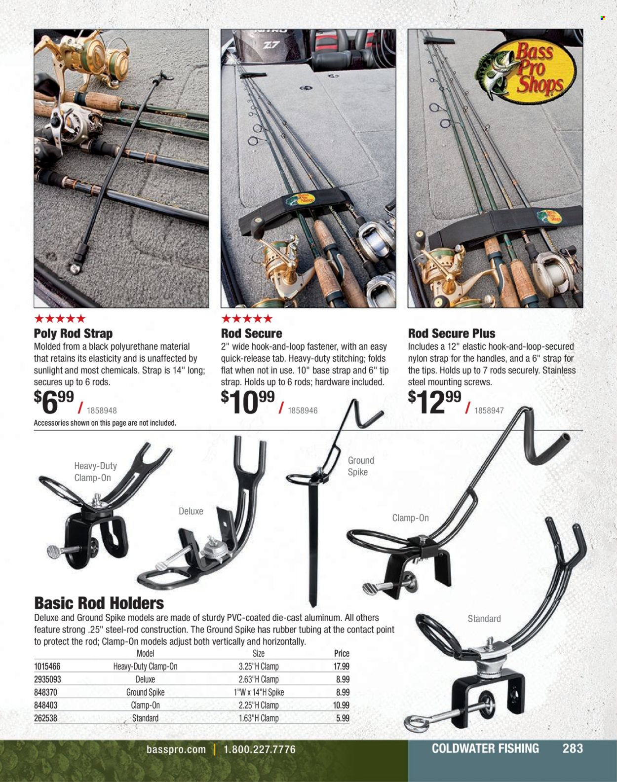 thumbnail - Cabela's Flyer - Sales products - strap, clamp. Page 283.