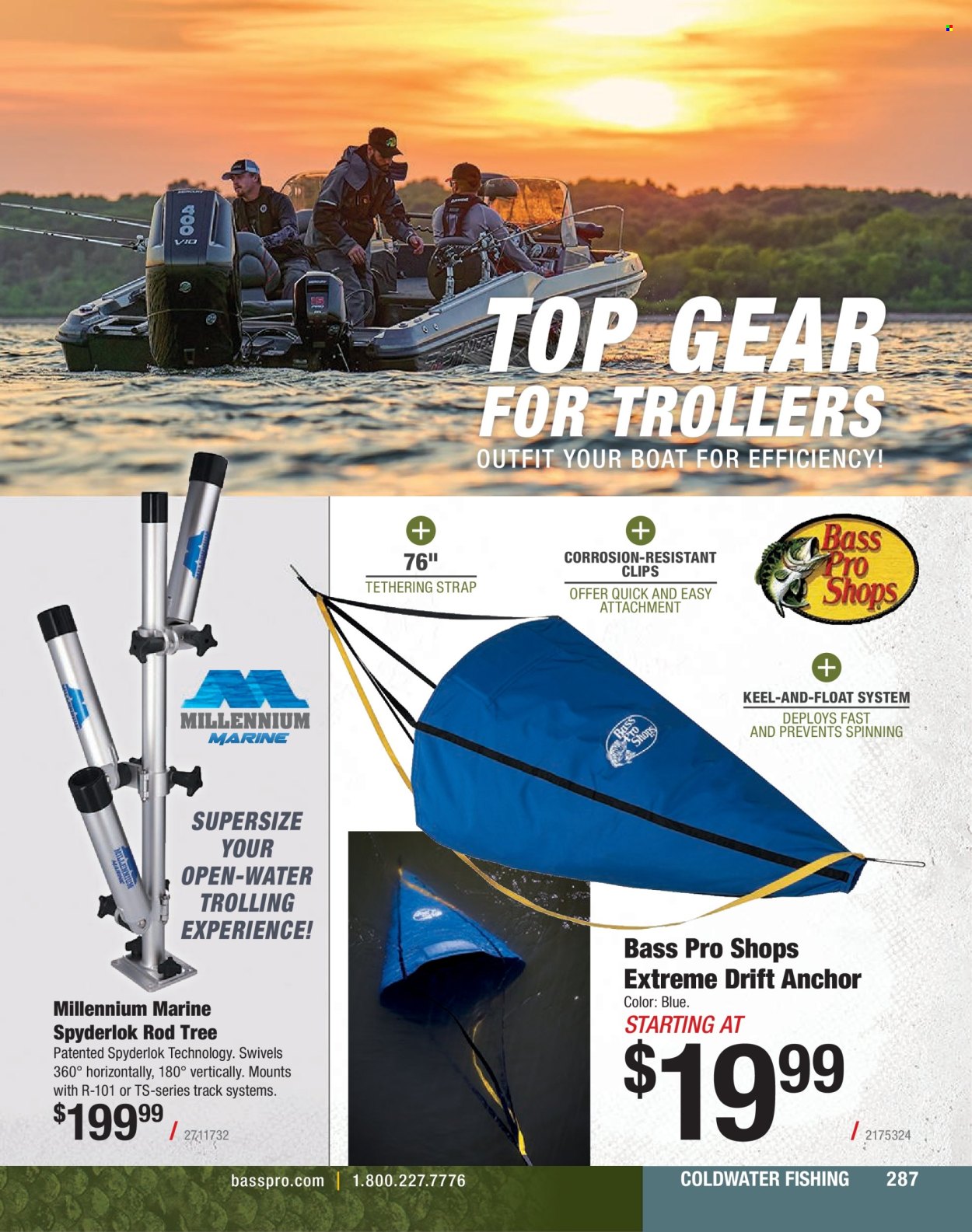 thumbnail - Cabela's Flyer - Sales products - Bass Pro, strap. Page 287.