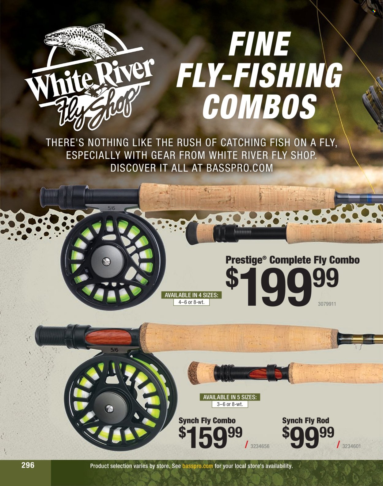 thumbnail - Cabela's Flyer - Sales products - fish. Page 296.