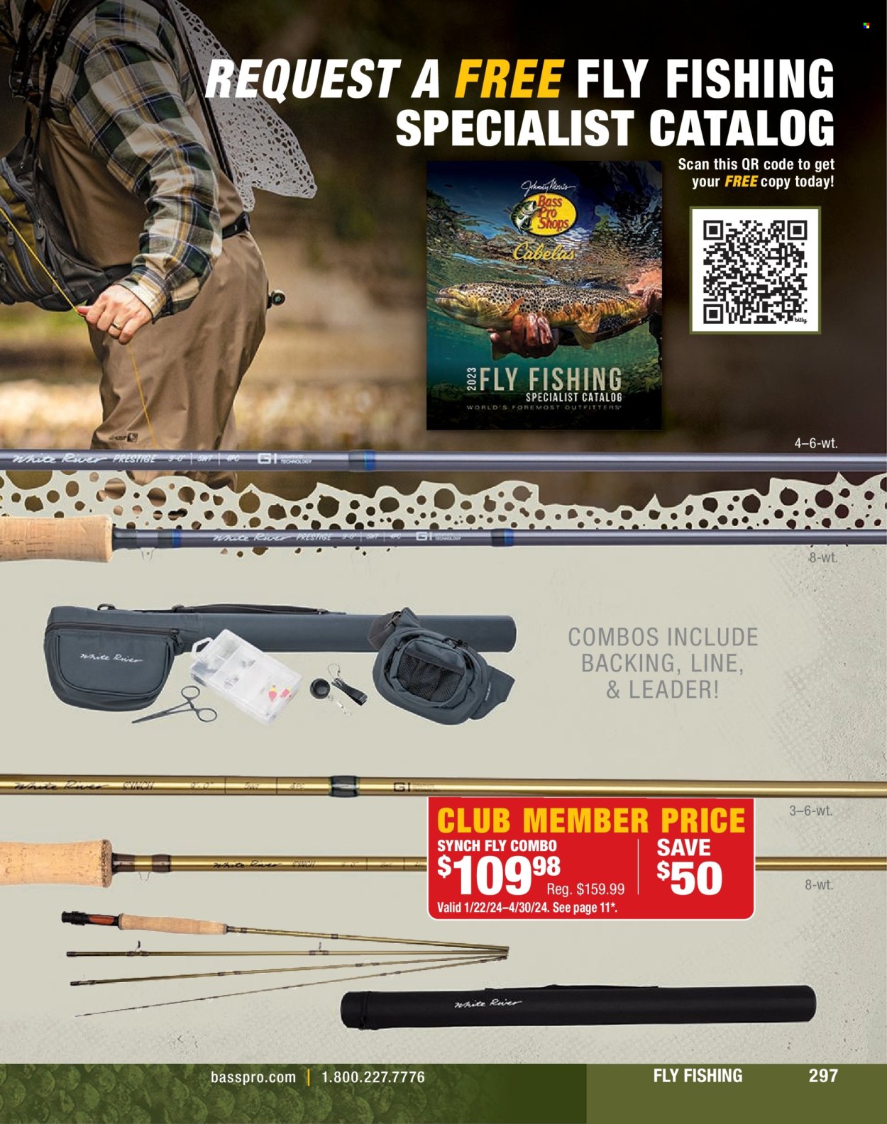 thumbnail - Cabela's Flyer - Sales products - Bass Pro, leader. Page 297.