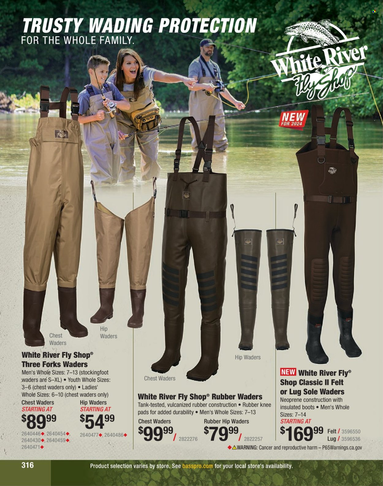thumbnail - Cabela's Flyer - Sales products - boots, tank. Page 316.