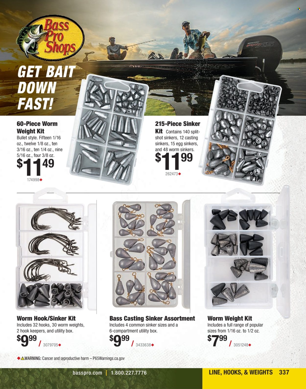 thumbnail - Cabela's Flyer - Sales products - Bass Pro. Page 337.