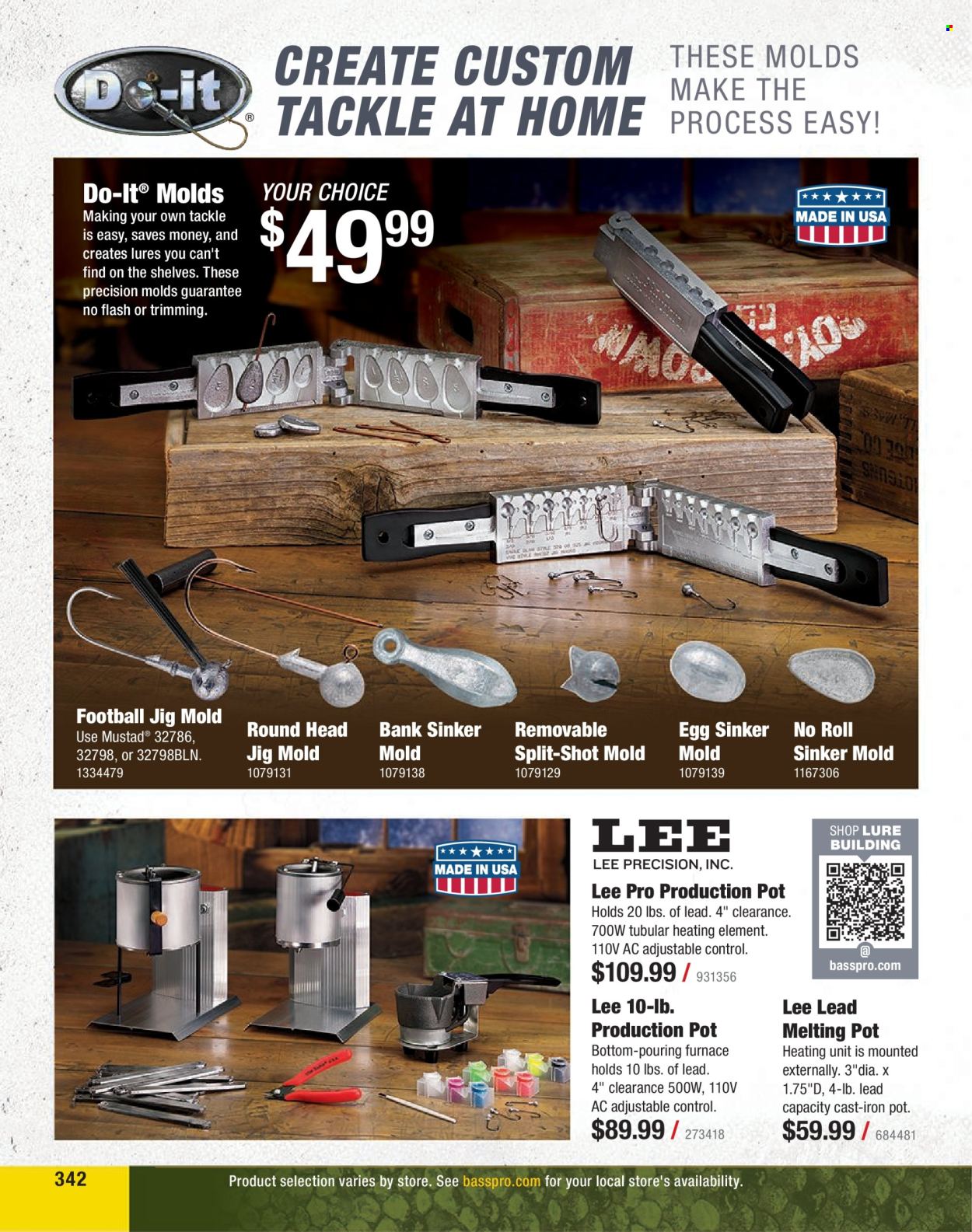 thumbnail - Cabela's Flyer - Sales products - Lee, jig. Page 342.