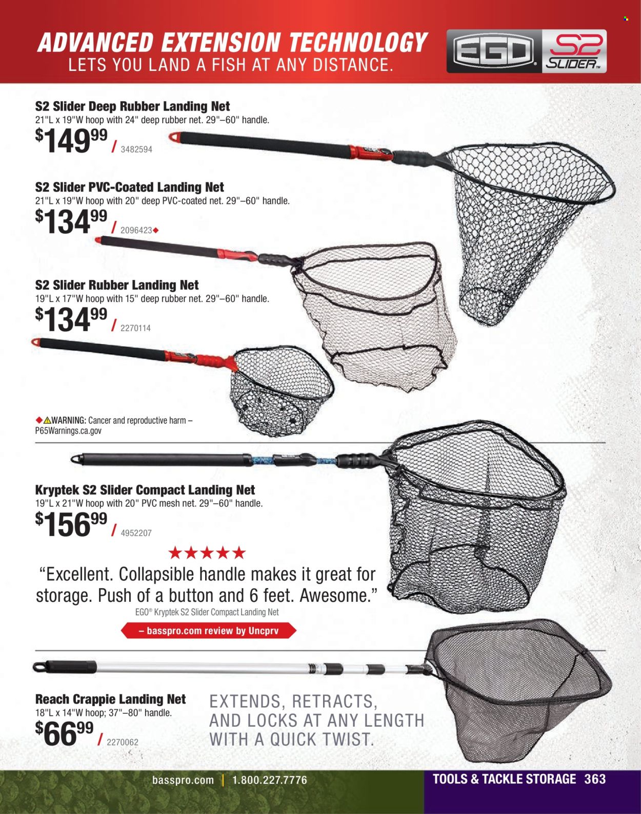 thumbnail - Cabela's Flyer - Sales products - fish, fishing accessories. Page 363.