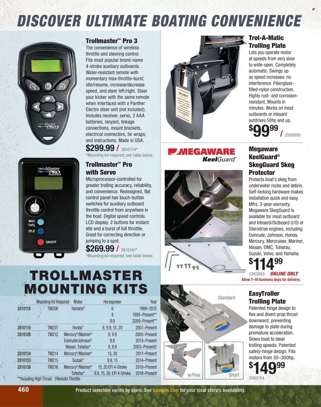 thumbnail - Cabela's Flyer - Sales products - battery, table, receiver. Page 460.