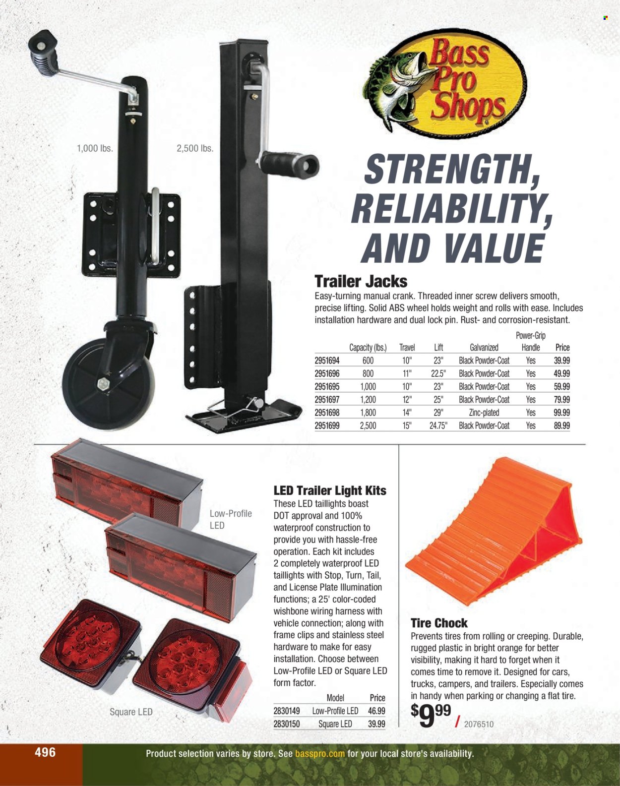 thumbnail - Cabela's Flyer - Sales products - vehicle. Page 496.