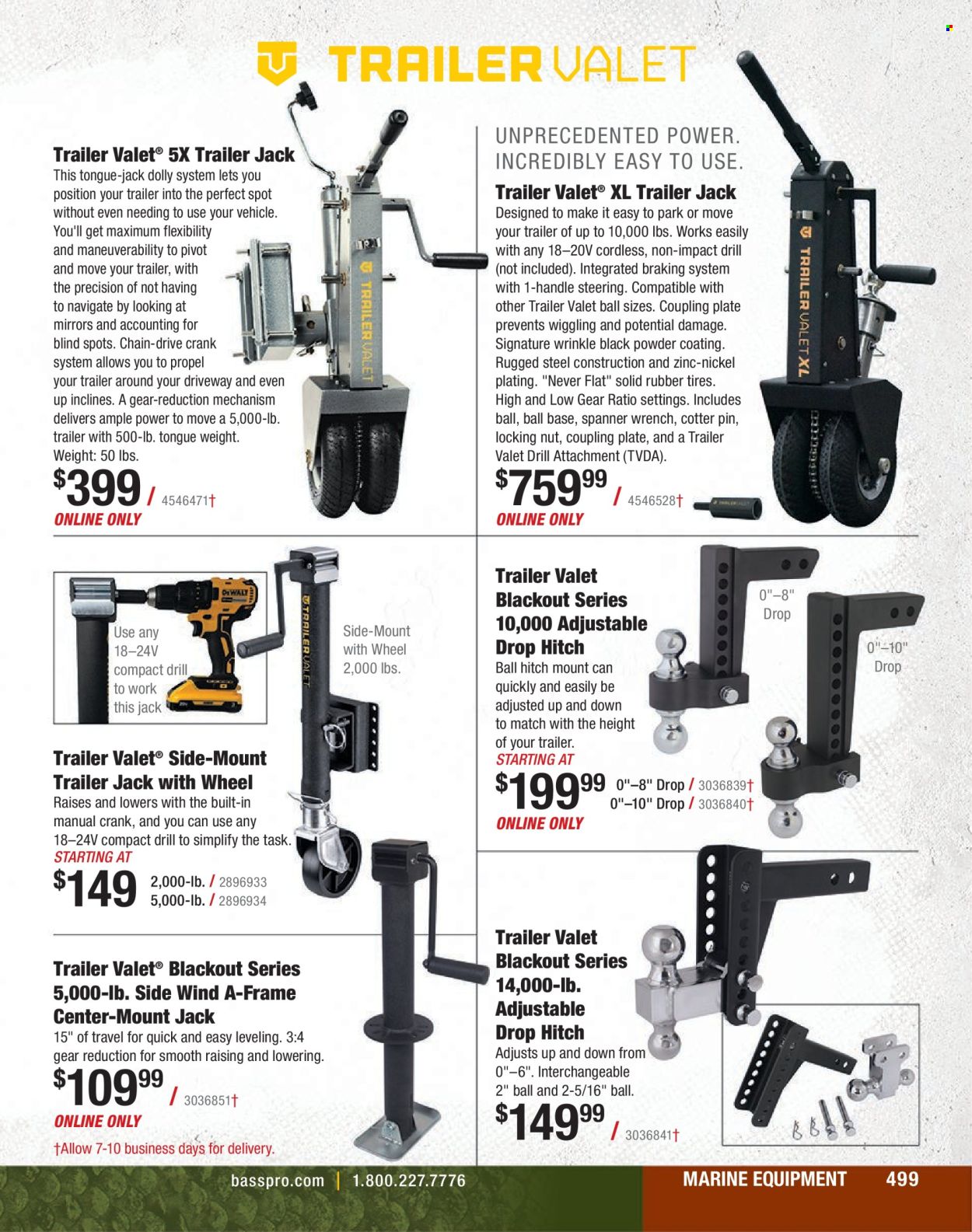 thumbnail - Cabela's Flyer - Sales products - blackout, spanner. Page 499.