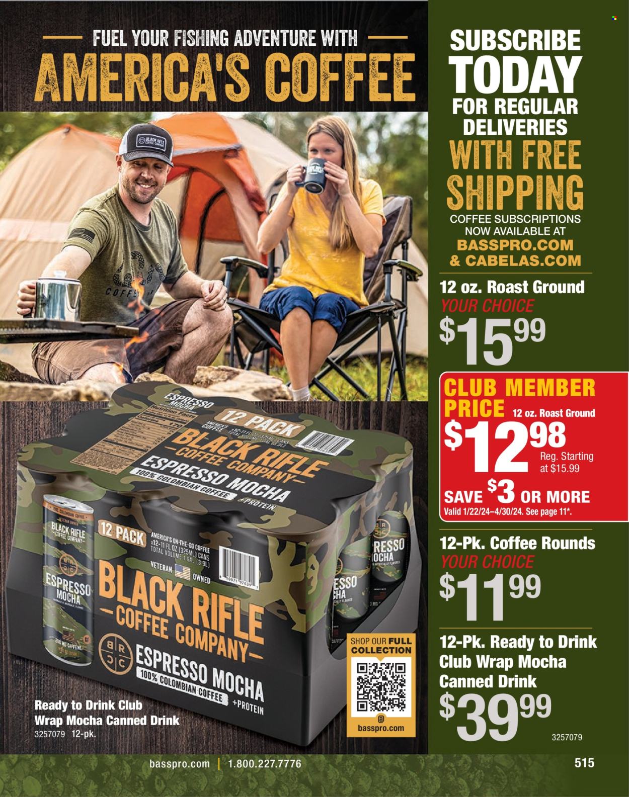 thumbnail - Cabela's Flyer - Sales products - Coleman. Page 515.