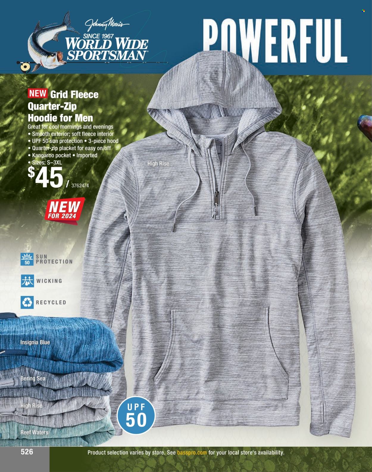 thumbnail - Cabela's Flyer - Sales products - hoodie. Page 526.