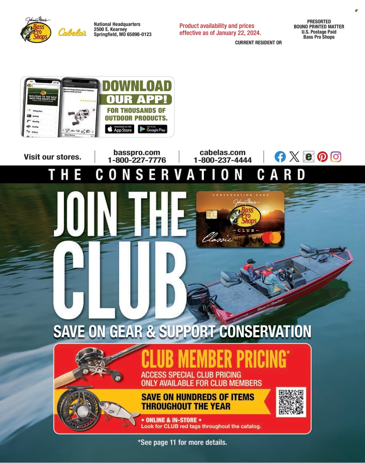 thumbnail - Cabela's Flyer - Sales products - Bass Pro. Page 600.