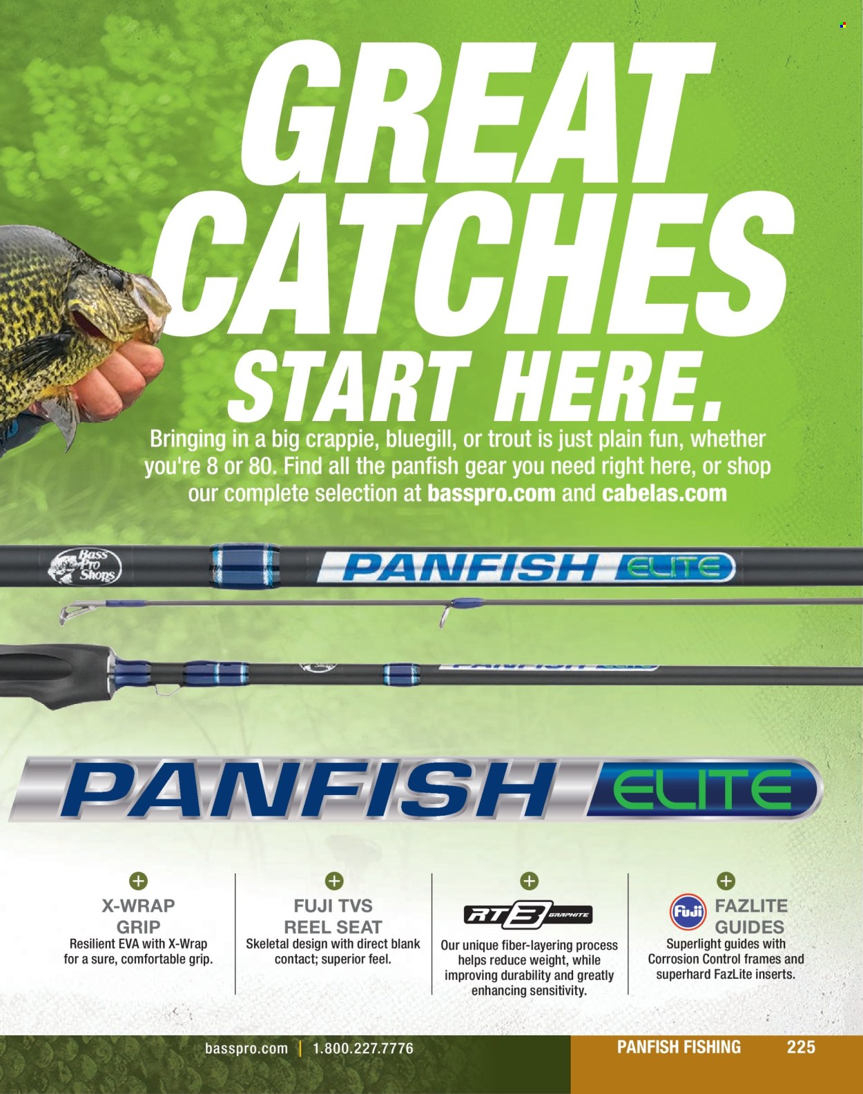 thumbnail - Bass Pro Shops Flyer - Sales products - Bass Pro, reel. Page 225.