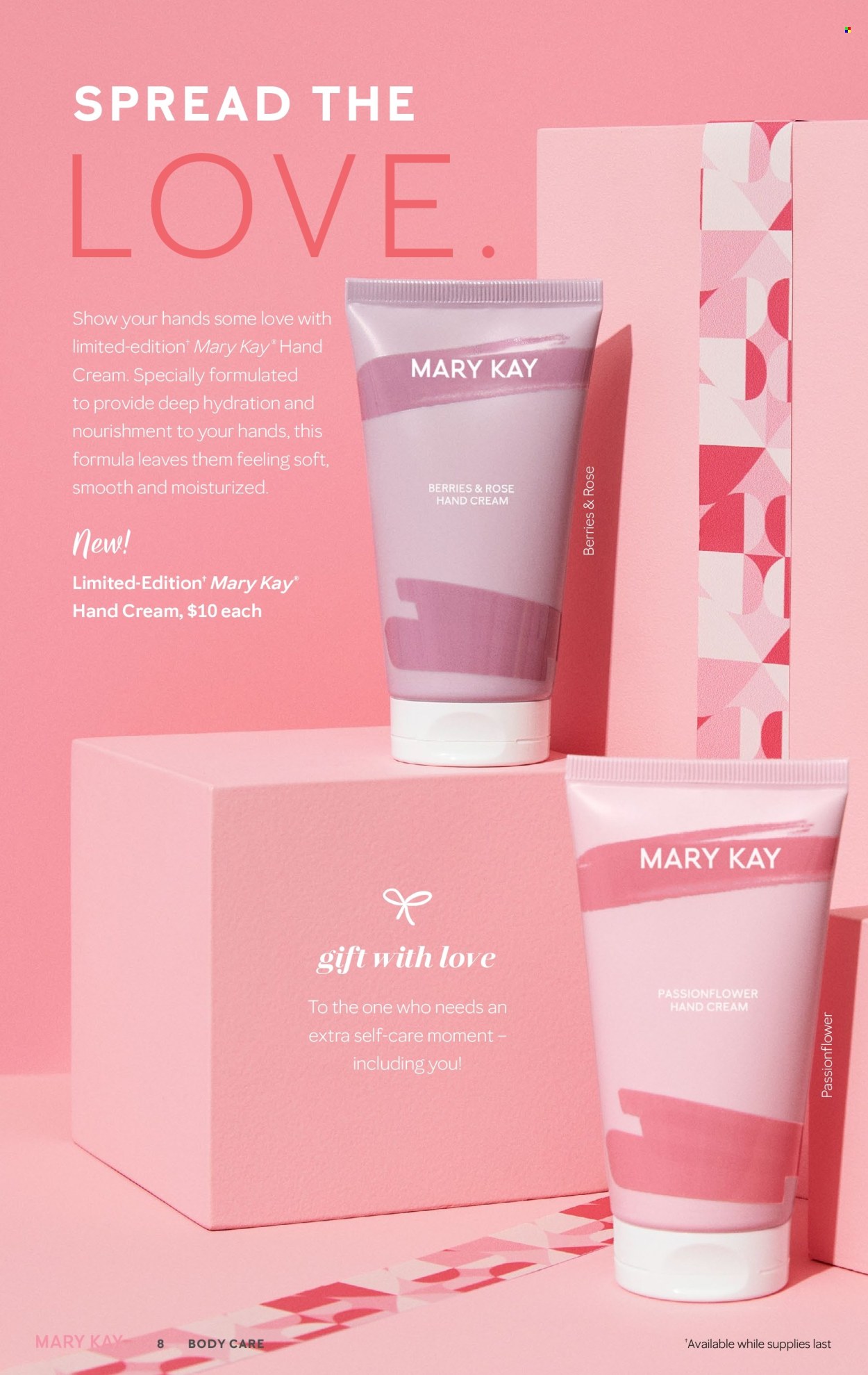 thumbnail - Mary Kay Flyer - 02/16/2024 - 05/15/2024 - Sales products - hand cream, body care. Page 8.