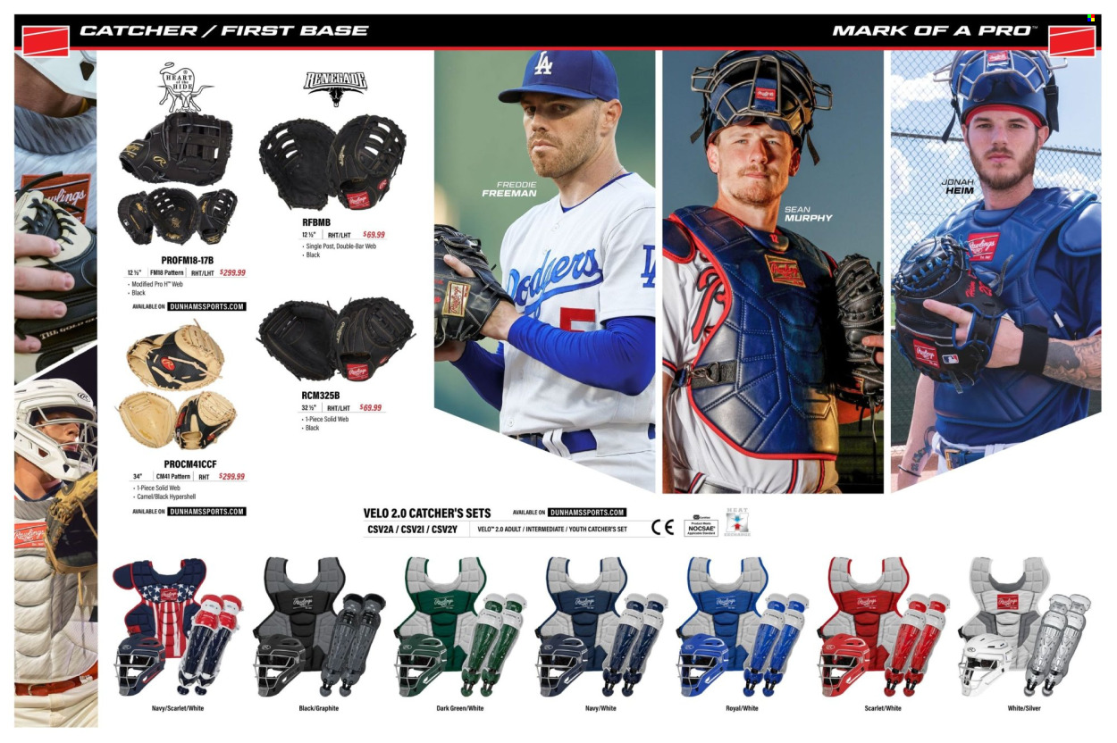 thumbnail - Dunham's Sports Flyer - 02/15/2024 - 05/22/2024 - Sales products - gloves, baseball gloves. Page 10.
