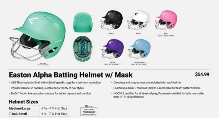 thumbnail - Batting helmet