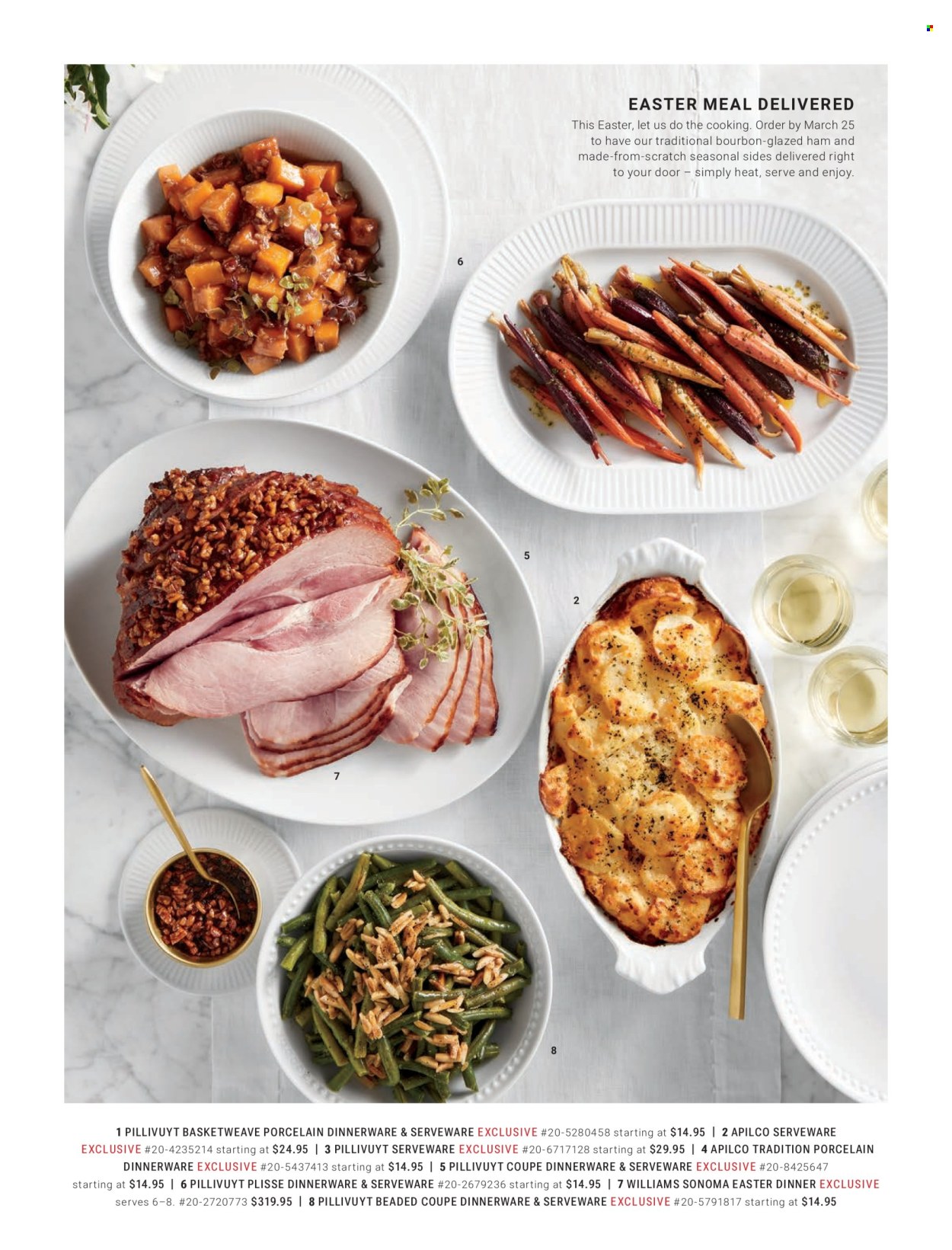 thumbnail - Williams-Sonoma Flyer - 02/18/2024 - 05/23/2024 - Sales products - dinnerware set, serveware. Page 11.