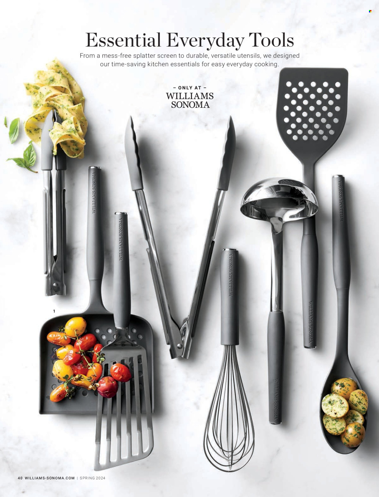 thumbnail - Williams-Sonoma Flyer - 02/18/2024 - 05/23/2024 - Sales products - utensils. Page 40.