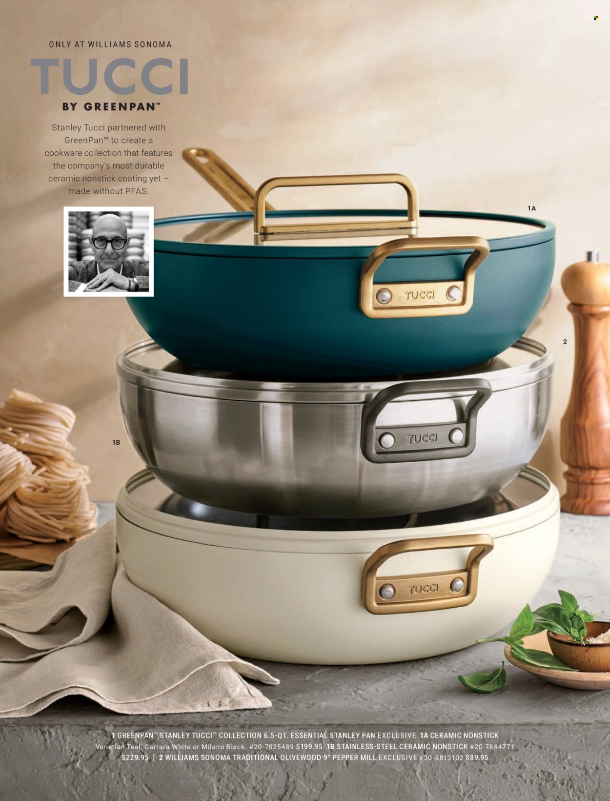 thumbnail - Williams-Sonoma Flyer - 02/18/2024 - 05/23/2024 - Sales products - cookware set, pan. Page 44.