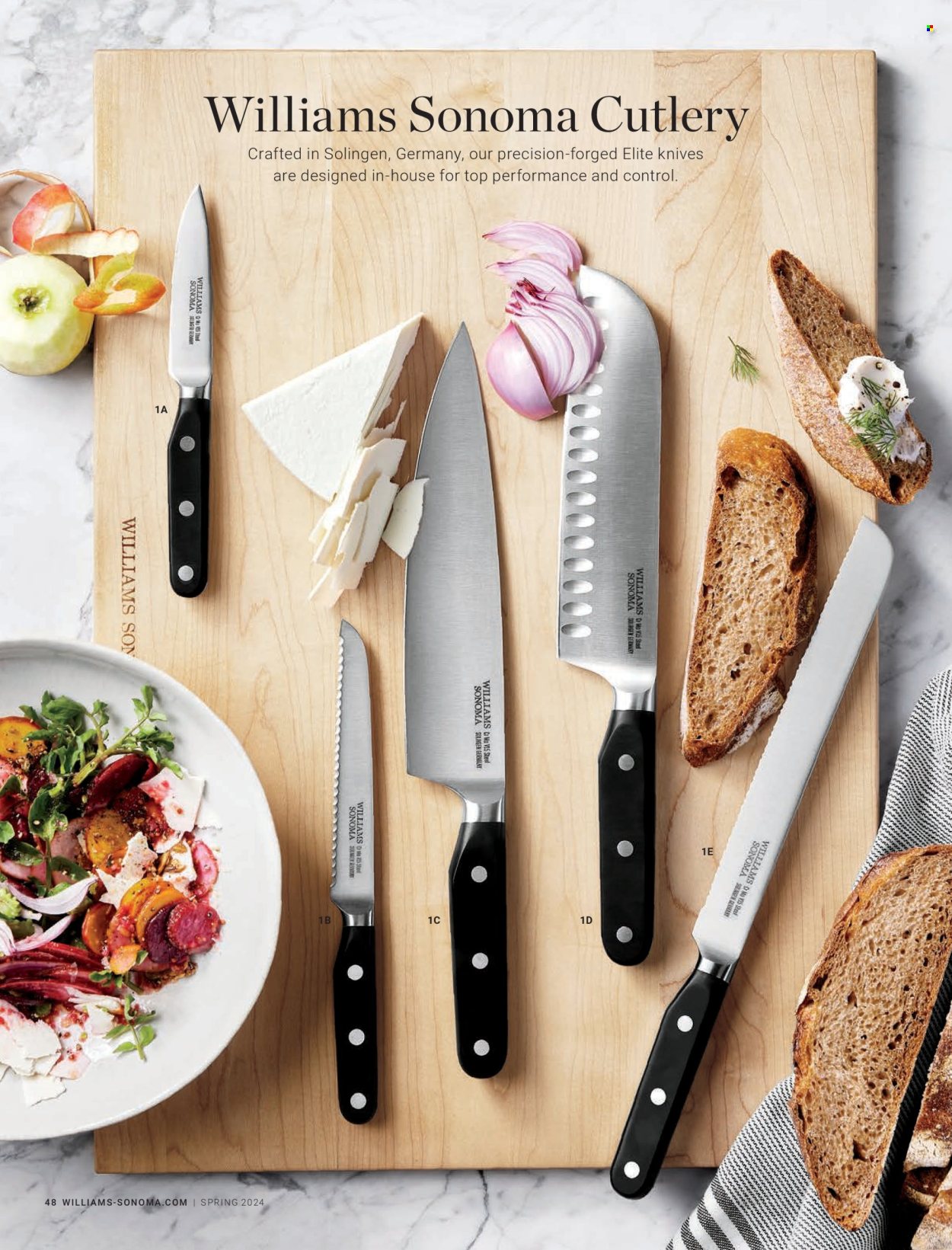 thumbnail - Williams-Sonoma Flyer - 02/18/2024 - 05/23/2024 - Sales products - knife. Page 48.