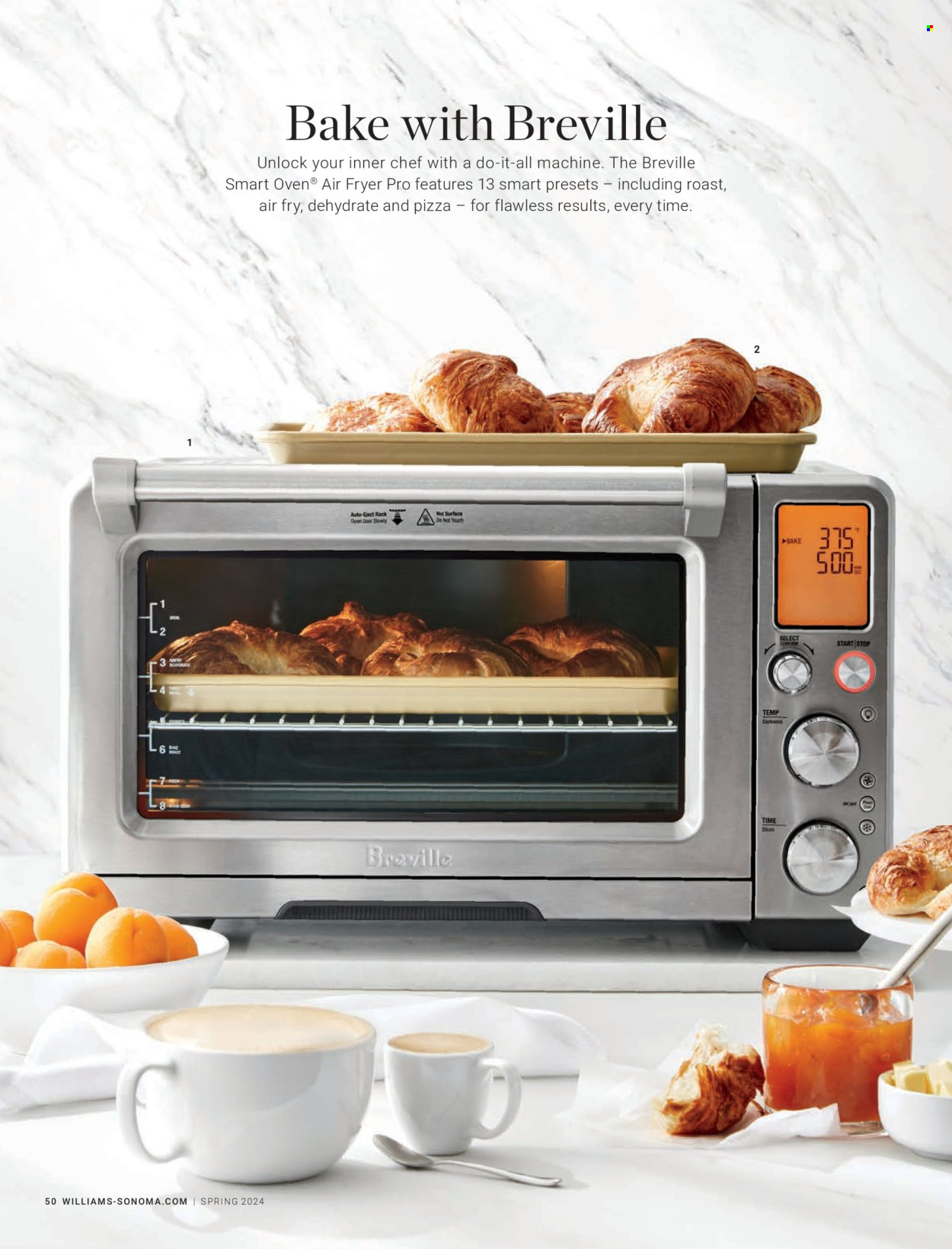 thumbnail - Williams-Sonoma Flyer - 02/18/2024 - 05/23/2024 - Sales products - pizza, roast, air fryer. Page 50.