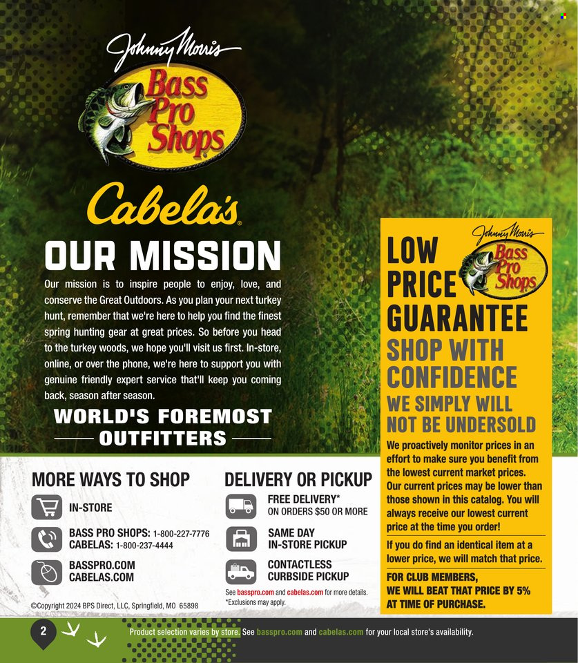 thumbnail - Bass Pro Shops Flyer - Sales products - Bass Pro. Page 2.
