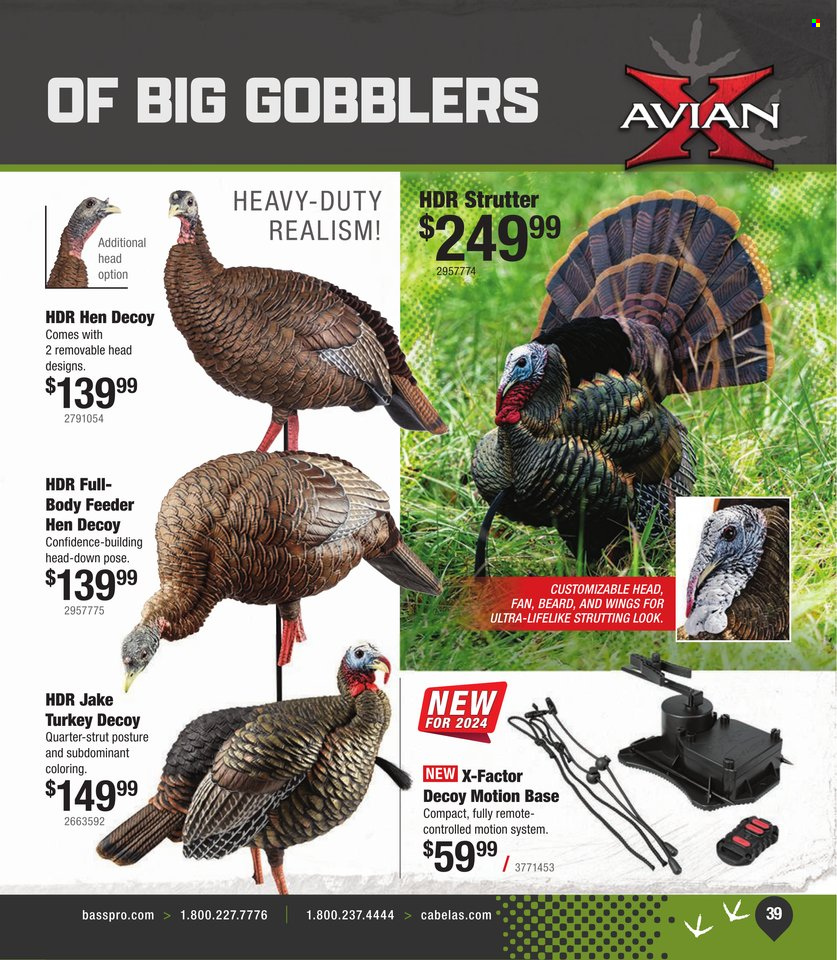 thumbnail - Bass Pro Shops Flyer - Sales products - feeder. Page 39.