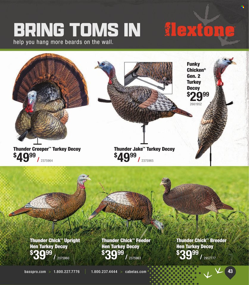 thumbnail - Bass Pro Shops Flyer - Sales products - feeder. Page 43.