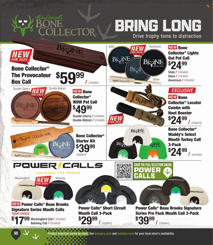 thumbnail - Bass Pro Shops Flyer - Sales products - Brooks. Page 50.