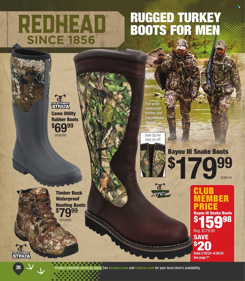 Cabela's ad. Page 1