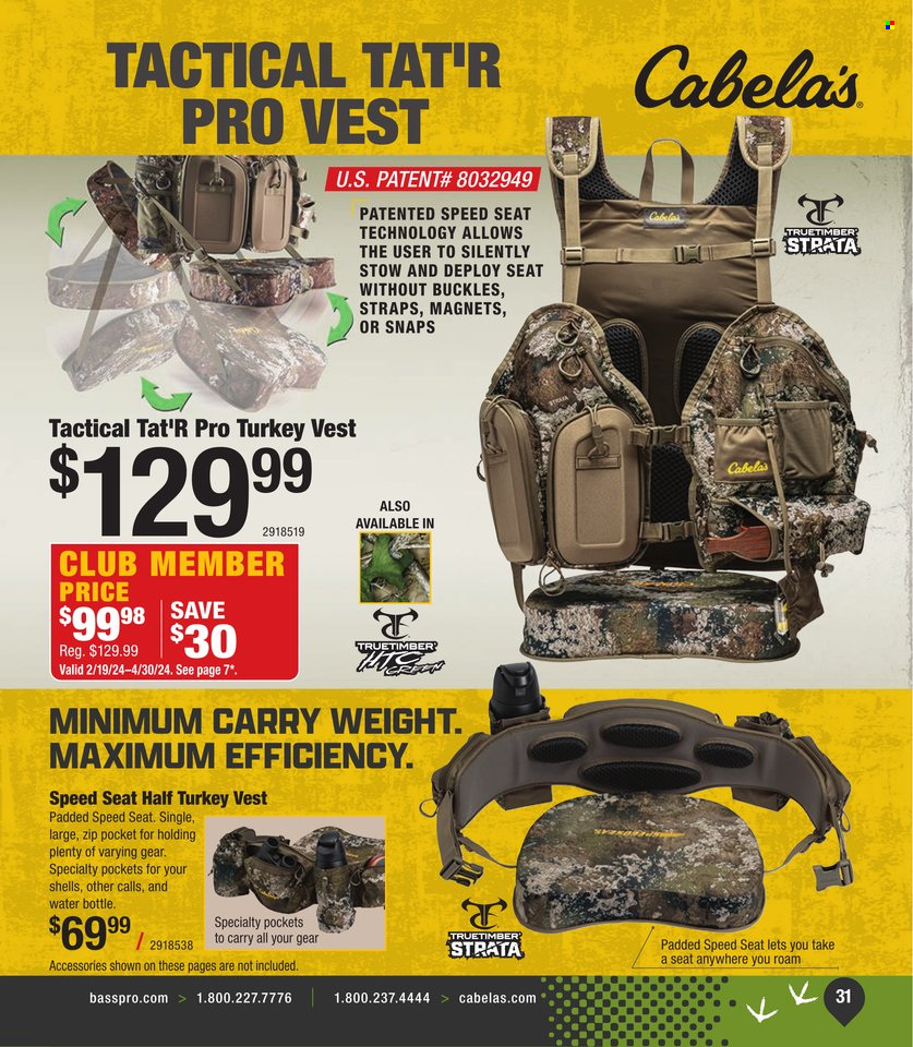 Cabela's ad. Page 1