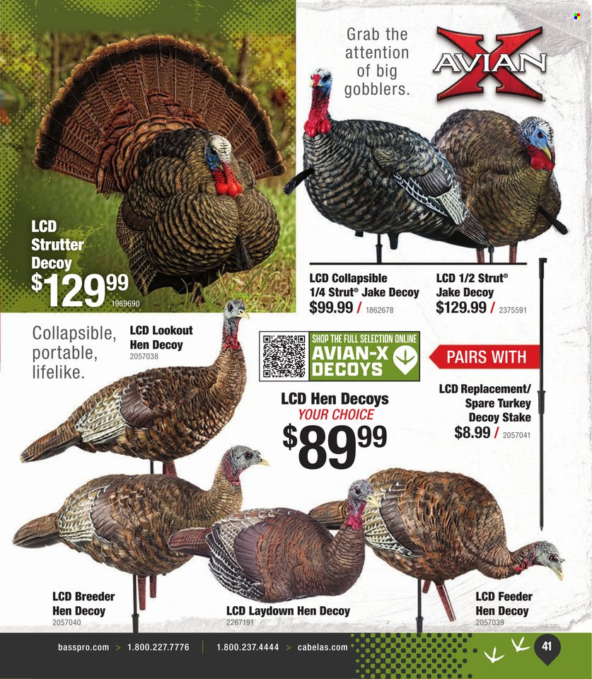 thumbnail - Cabela's Flyer - Sales products - feeder. Page 41.
