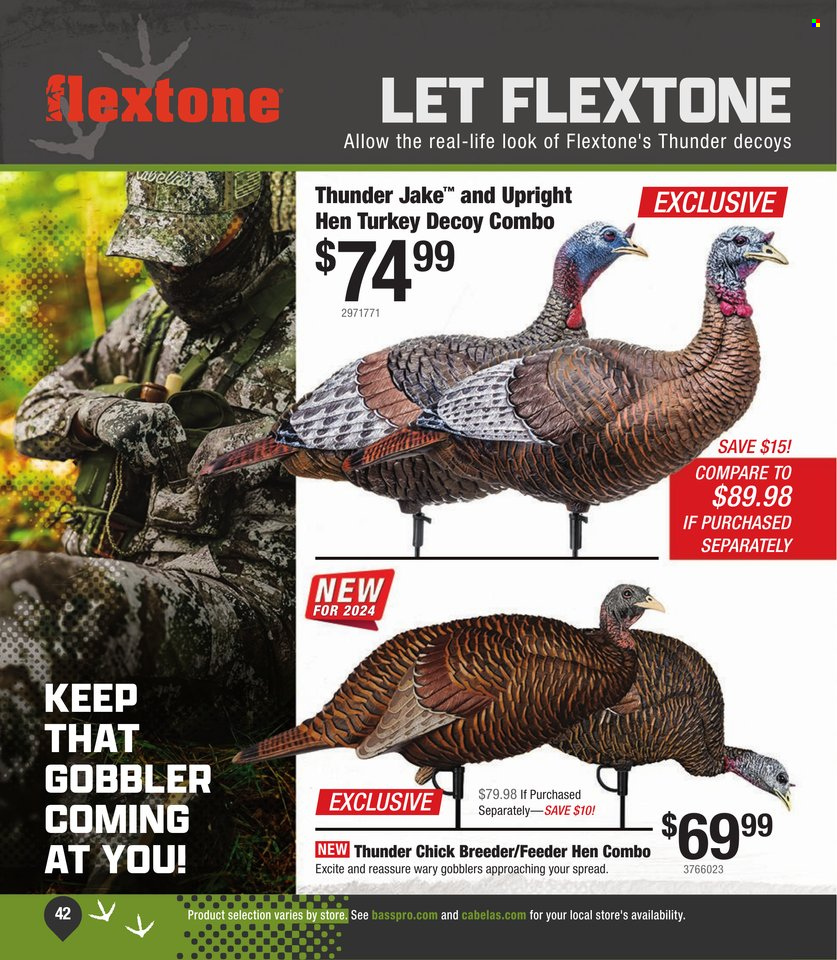 thumbnail - Cabela's Flyer - Sales products - feeder. Page 42.