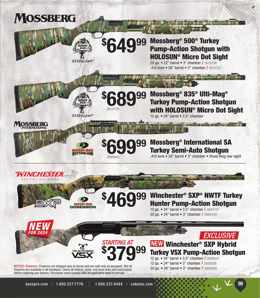 Cabela's ad. Page 1