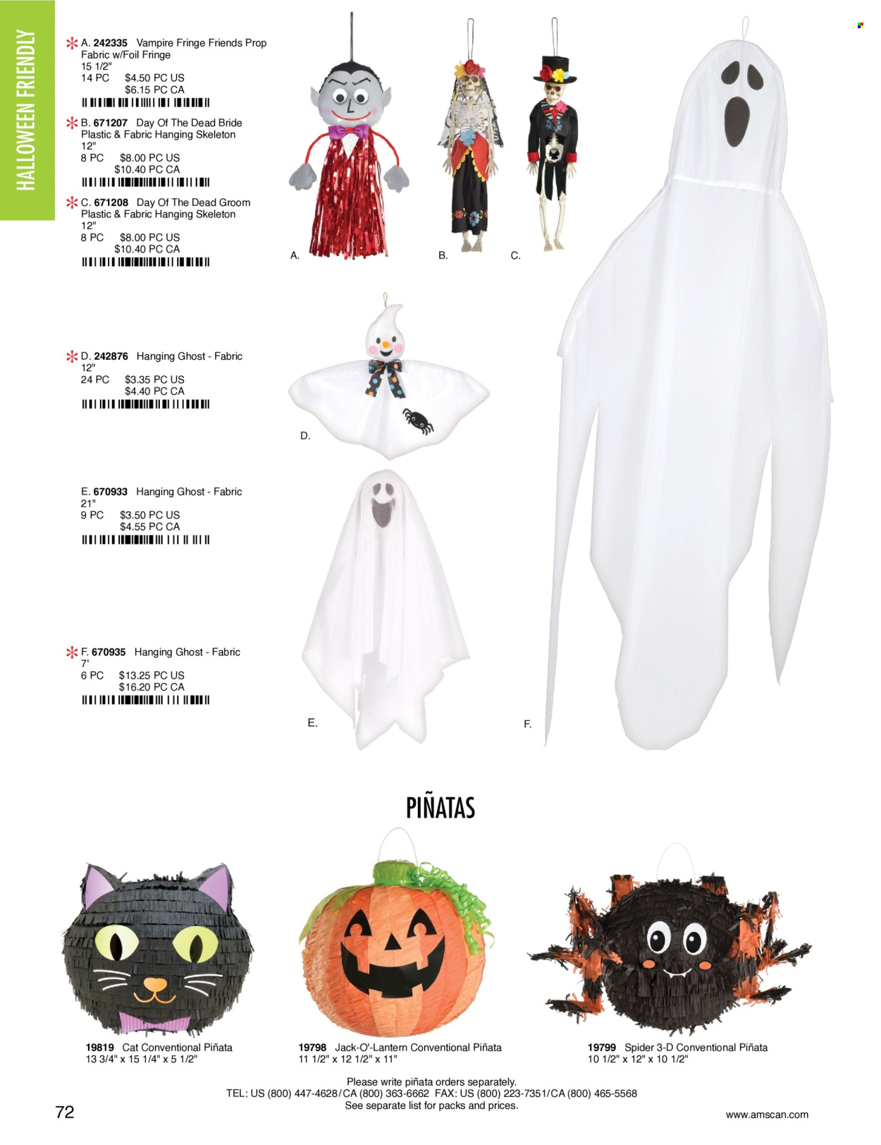 thumbnail - Amscan Flyer - Sales products - lantern, Halloween. Page 75.