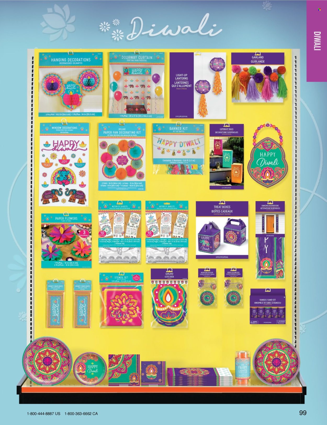 thumbnail - Amscan Flyer - Sales products - cup, bag, pen, envelope, paper, garland. Page 102.
