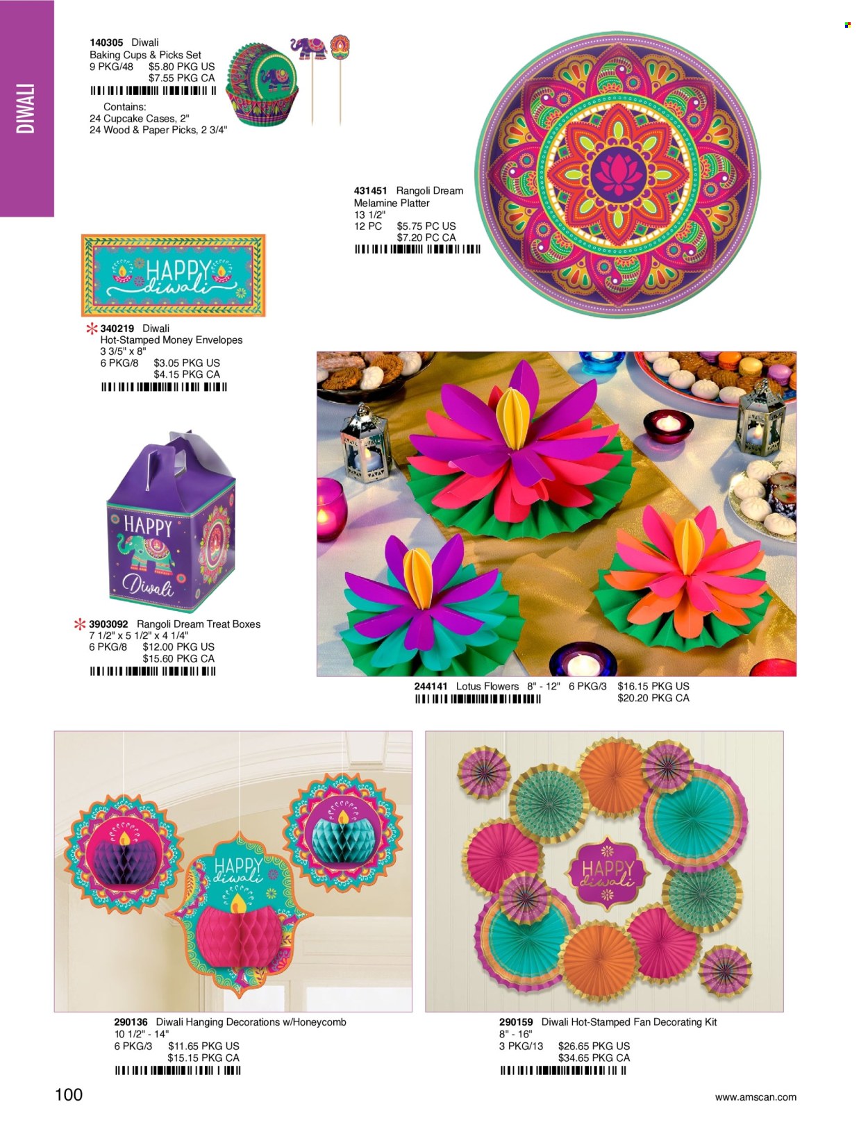 thumbnail - Amscan Flyer - Sales products - cup, platters, envelope, paper. Page 103.