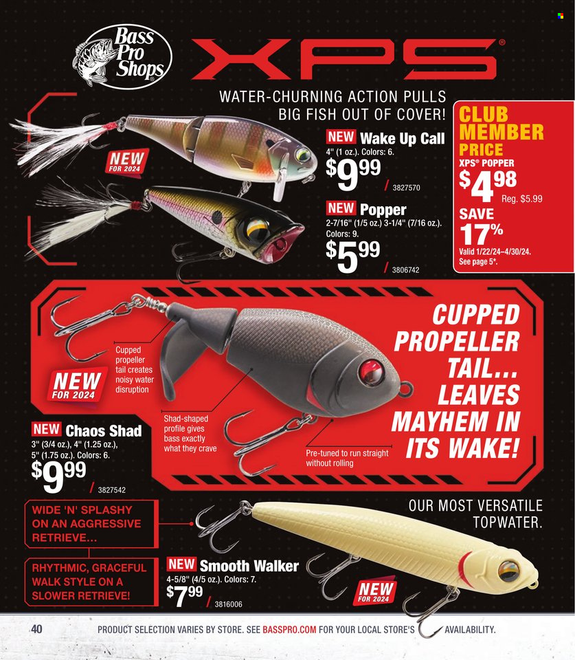 Bass Pro Shops ad. Page 1