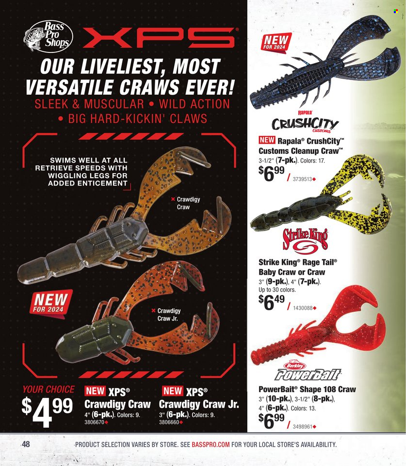 thumbnail - Bass Pro Shops Flyer - Sales products - Bass Pro. Page 48.
