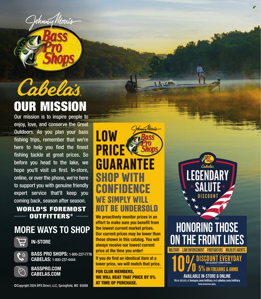 thumbnail - Cabela's Flyer - Sales products - Bass Pro, ammo. Page 2.
