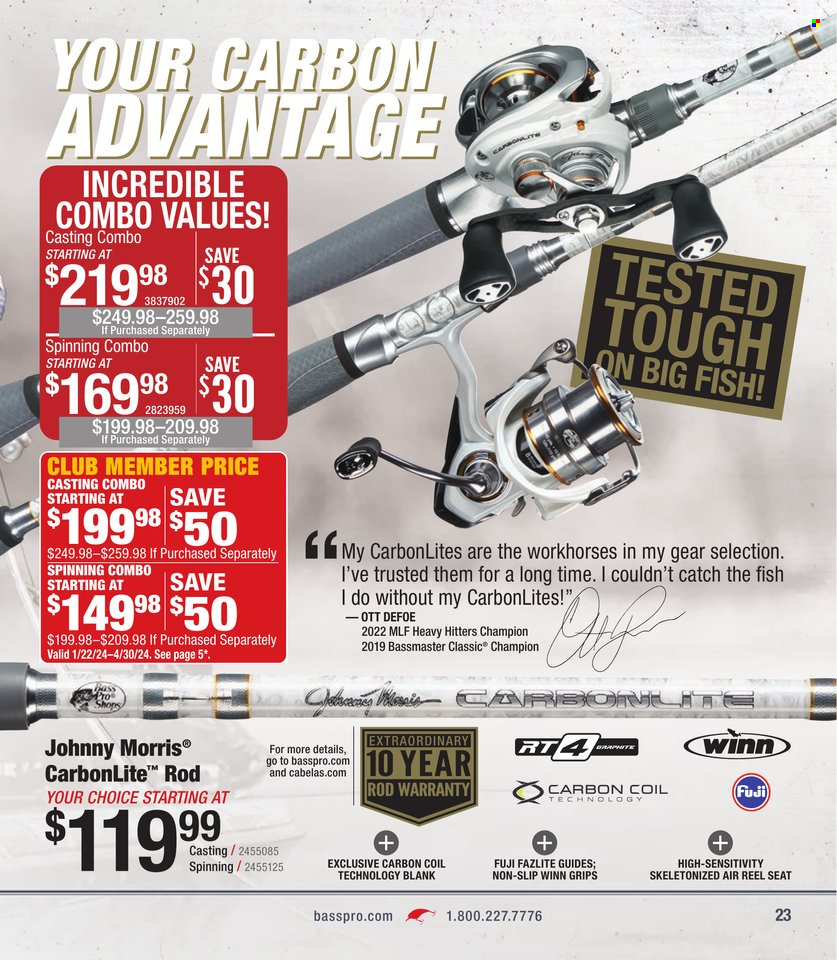 Cabela's ad. Page 1