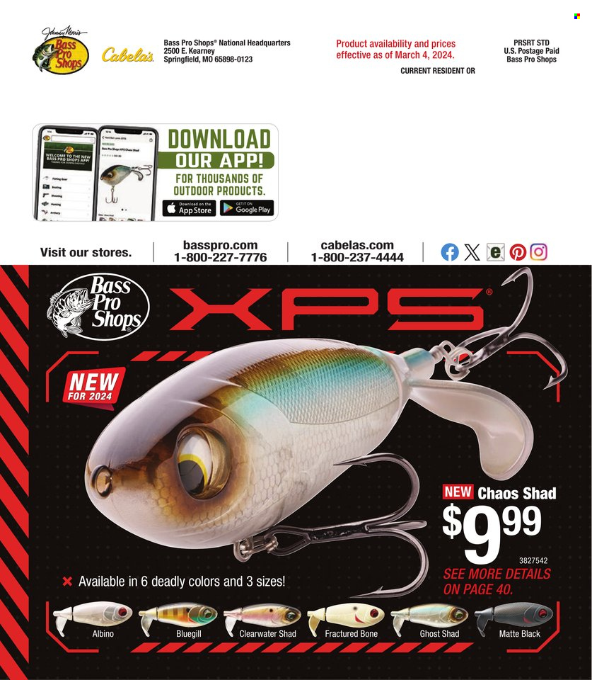 thumbnail - Cabela's Flyer - Sales products - Bass Pro. Page 76.
