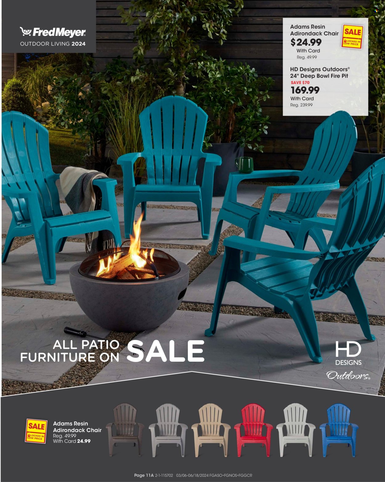 thumbnail - Fred Meyer Flyer - 03/06/2024 - 06/18/2024 - Sales products - chair. Page 14.