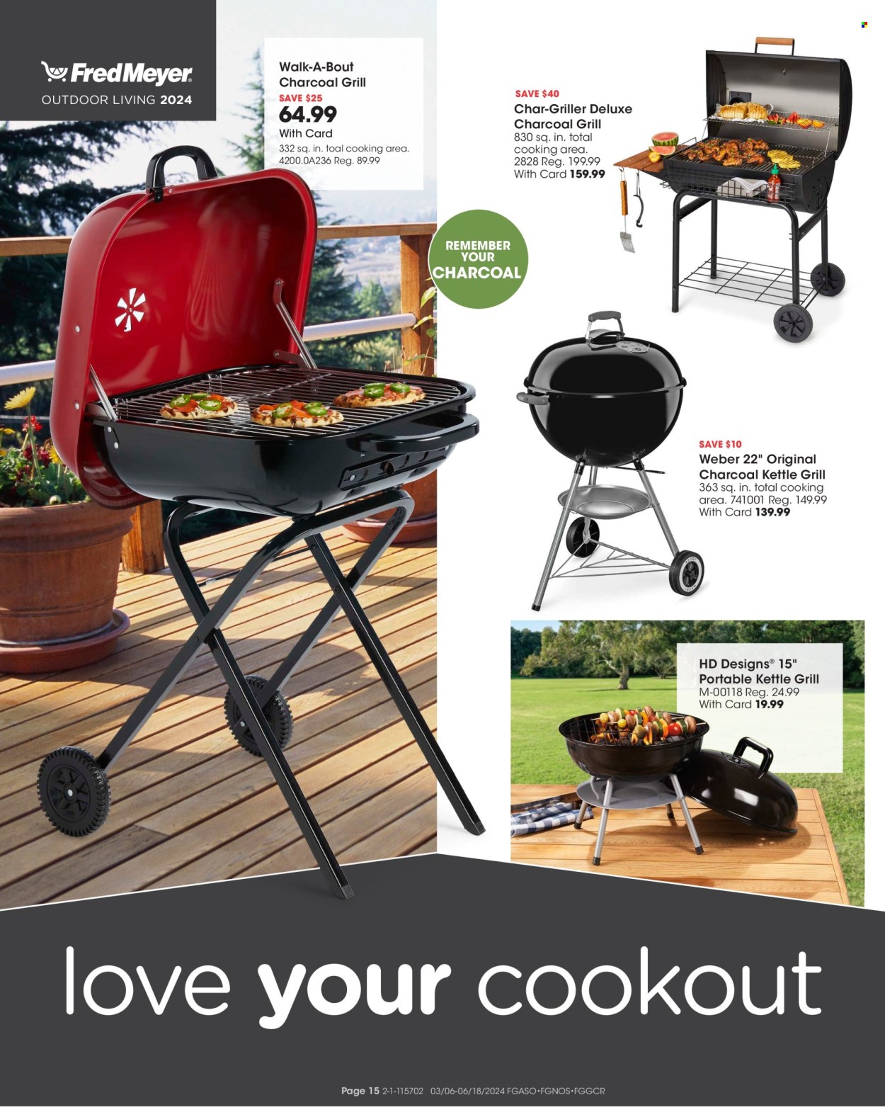 thumbnail - Fred Meyer Flyer - 03/06/2024 - 06/18/2024 - Sales products - kettle. Page 19.