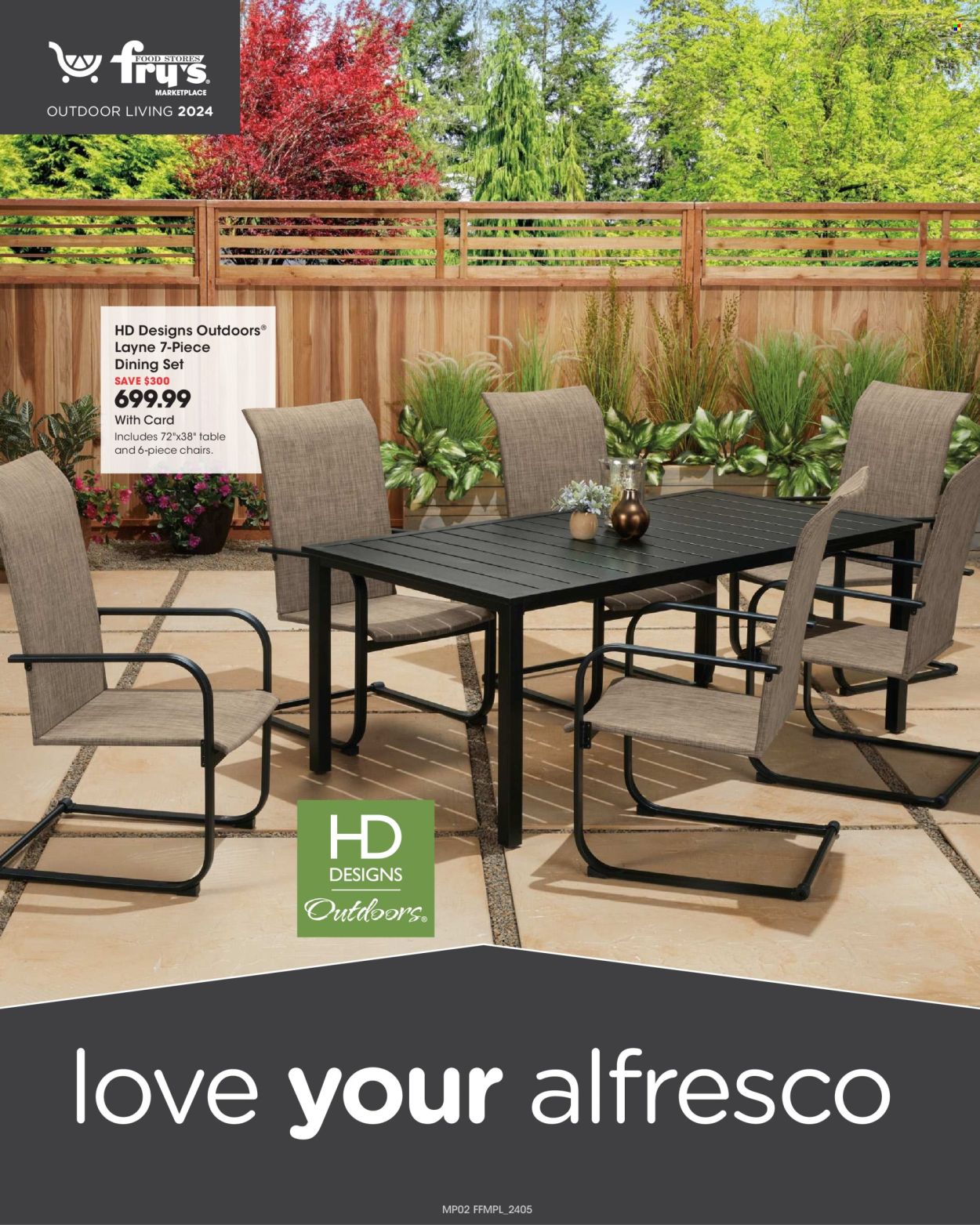 thumbnail - Fry’s Flyer - 03/06/2024 - 06/18/2024 - Sales products - chair, dining set, table. Page 2.