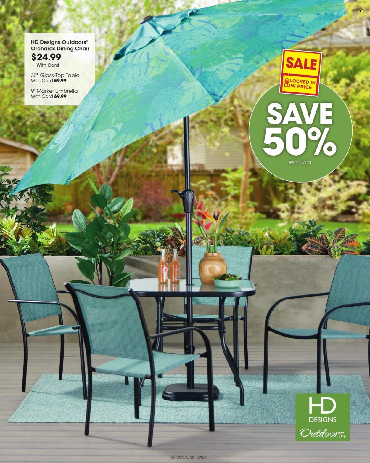 thumbnail - Kroger Flyer - 03/06/2024 - 06/18/2024 - Sales products - table, umbrella, chair, dining chair, garden furniture. Page 5.