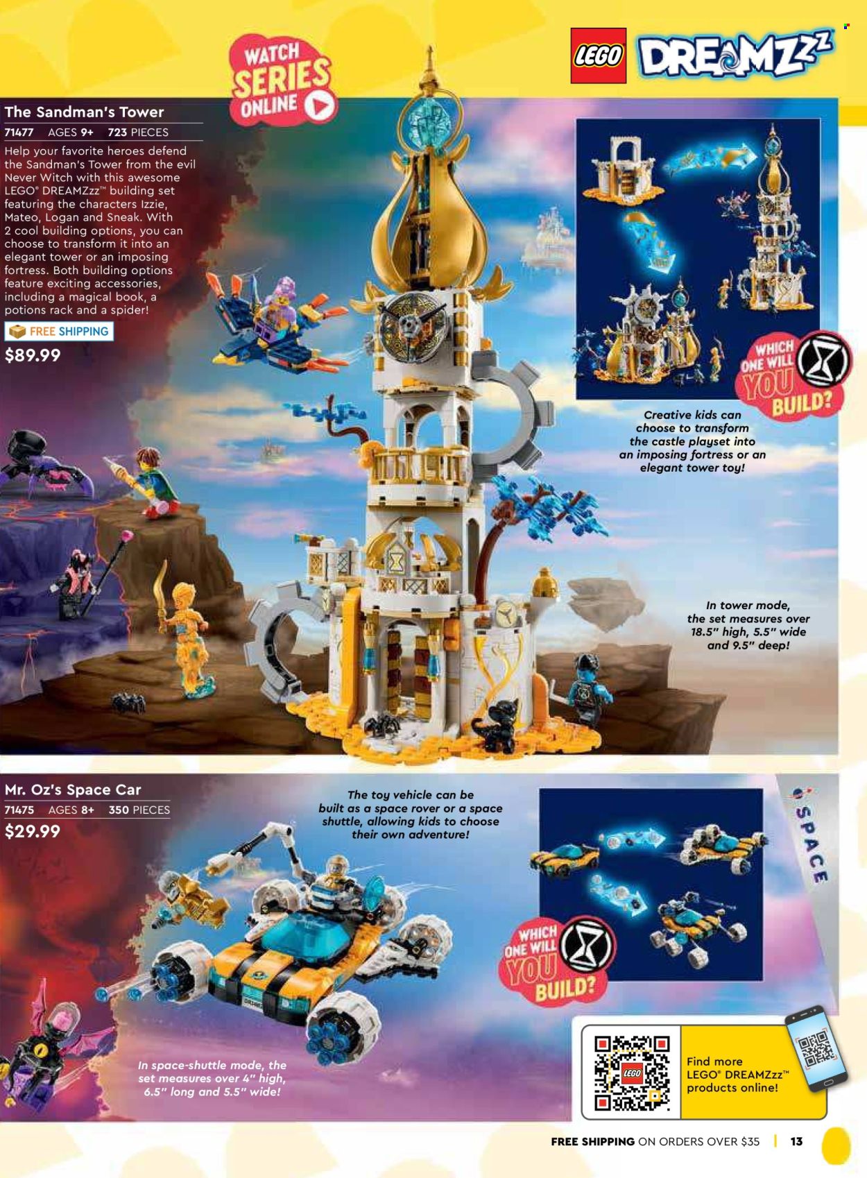 thumbnail - LEGO Flyer - Sales products - building blocks, building set, LEGO, play set, owl, toys, vehicle, quadcopter, balloons, off-road buggy. Page 15.