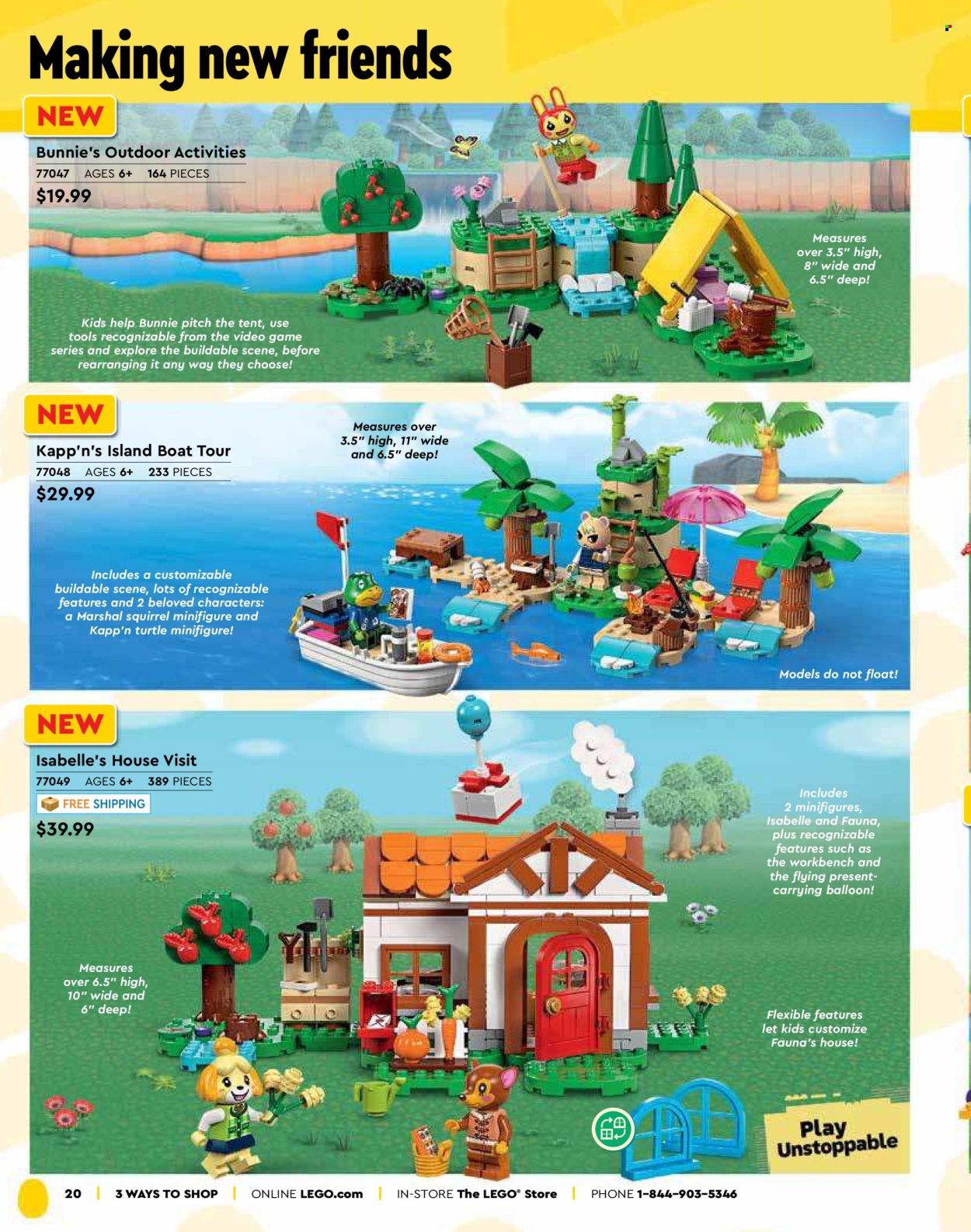 thumbnail - LEGO Flyer - Sales products - building blocks, LEGO, toys, minifigure, balloons. Page 22.