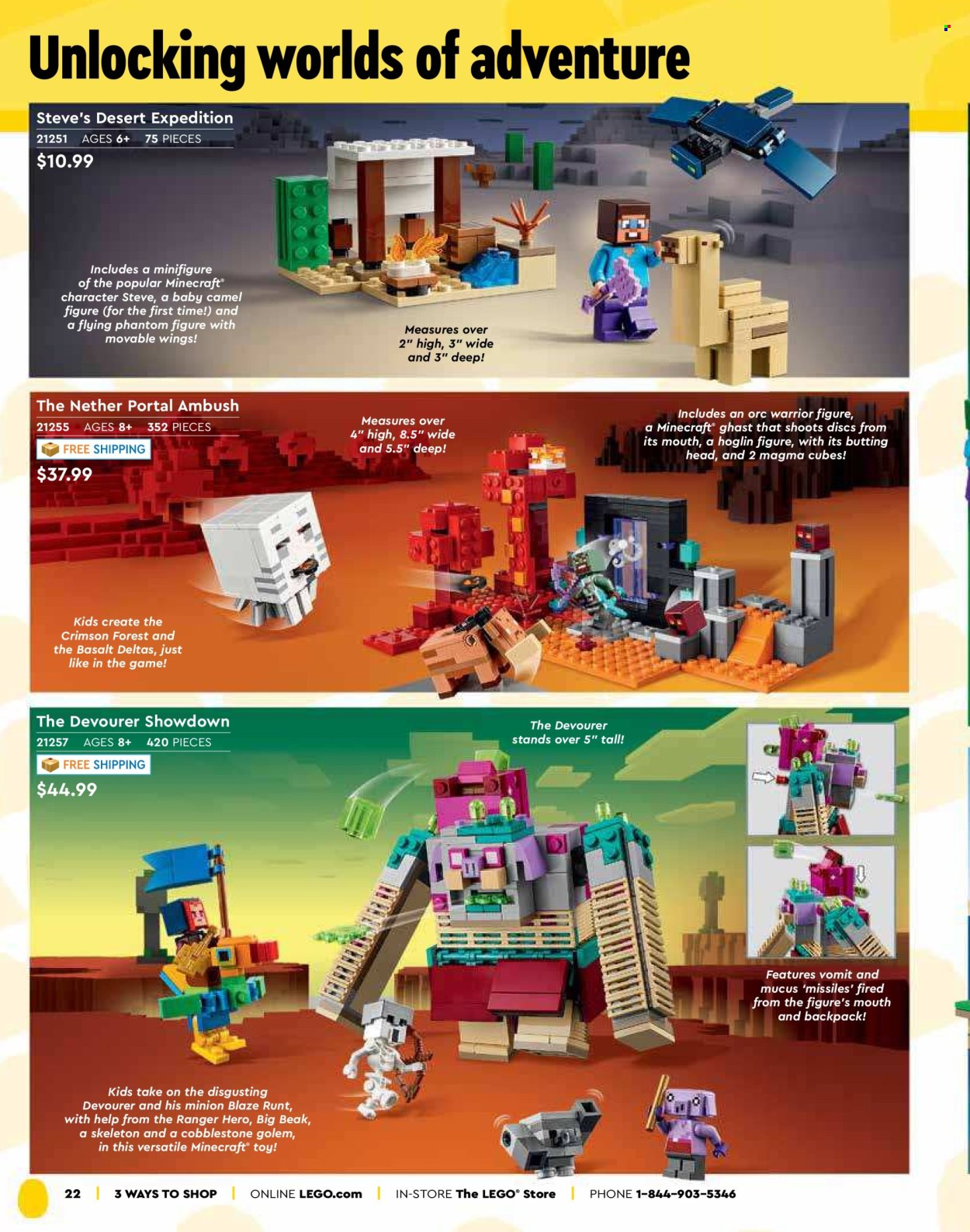 thumbnail - LEGO Flyer - Sales products - building blocks, LEGO, toys, minifigure, Zombie, Slime. Page 24.